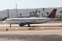 N342NW @ KPHX - Delta Airlines Airbus A320-212, DAL1025 on TWY C at PHX after arriving from KMEM. - by Mark Kalfas