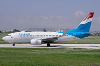 LX-LGQ @ LMML - B737 LX-LGQ of Luxair started scheduled flights to Malta on 1st April 2012. - by raymond