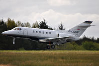 G-CGHY @ EINN - About to touch down - by Robert Kearney