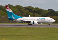LX-LGS @ ELLX - just touched down rwy 24 - by Florian Seibert