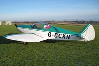 G-CCKN @ X5FB - Nicollier HN-700 Menestrel II, Fishburn Airfield, November 2008. - by Malcolm Clarke
