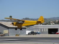 N23266 @ SZP - 1939 Piper J3C-65 CUB, Continental A&C65 65 Hp, landing Rwy 22 - by Doug Robertson