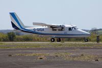 G-GIGA @ EGFH - Visiting P68C of Apem Aviation . - by Roger Winser