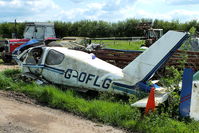 G-OFLG @ EGBD - one of the many wrecks and relics at Derby airfield - by Chris Hall