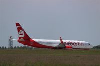 D-ABKQ @ EDDP - One of the latest AirBerliners on taxiway A9 expecting a take-off on runway 26R..... - by Holger Zengler