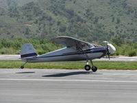 N3157N @ SZP - 1947 Cessna 120, Continental C85 85 Hp, touchdown Rwy 22 - by Doug Robertson
