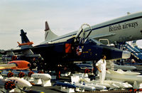 XZ362 @ FAB - Jaguar GR.1 demonstrated as a Jaguar International at the 1976 Farnborough Airshow. - by Peter Nicholson
