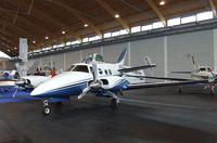 N14VP @ EDNY - Beechcraft B60 Duke at the AERO 2012, Friedrichshafen