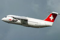 HB-IXT @ EGCC - Swiss European Airlines - by Chris Hall