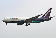 OY-SRG @ EGNX - Star Air Boeing 767-219, c/n: 23328 - by Terry Fletcher