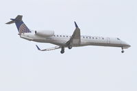 N14158 @ KORD - ExpressJet Airlines/United Express Embraer EMB-145XR, on approach for RWY 10 KORD. - by Mark Kalfas