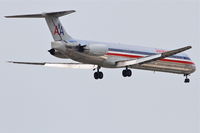 N982TW @ KORD - American Airlines Mcdonnell Douglas DC-9-83, AAL348 arriving from KLAS, RWY 10 approach KORD. - by Mark Kalfas