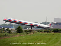 N579AA @ KPHL - American Airlines DC-9 rotating on 27L, departing PHL. - by Thomas P. McManus