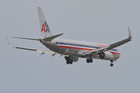 N946AN @ KORD - American Airlines Boeing 737-823, AAL 874 arriving from KSEA, RWY 10 approach KORD. - by Mark Kalfas