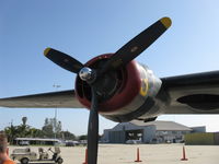 N224J @ CMA - 1944 Consolidated B-24J LIBERATOR 'Witchcraft', four P&W R-1830-65 Twin Wasp turbocharged radial piston engines, 1,200 Hp each, engine #4 - by Doug Robertson