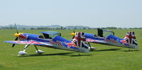 D-EVXA @ EGSU - 5. The Red Bull Matadors at IWM Duxford Jubilee Airshow, May 2012. - by Eric.Fishwick