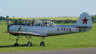 G-YKYK @ EGSU - 1. G-YKYK at IWM Duxford Jubilee Airshow, May 2012. - by Eric.Fishwick