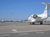 N635XJ @ EHAM - CL-600 at KLM Jet Center at Schiphol - East - by Henk Geerlings