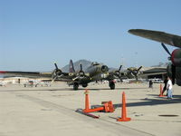 N93012 @ CMA - 1944 Boeing B-17G FLYING FORTRESS 'Nine O Nine', four turbocharged Wright Cyclone R-1820-97 1,200 Hp each, engines start/warmup - by Doug Robertson