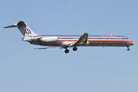 N76200 @ KORD - American Airlines Mcdonnell Douglas DC-9-83, AAL2354 arriving from KDFW, RWY 14R KORD. - by Mark Kalfas