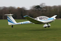 G-KOKL @ EGBR - Some wing flex! Hoffmann H-36 Dimona, Breighton Airfield, March 2011. - by Malcolm Clarke