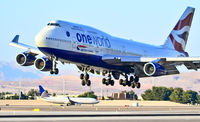G-CIVC @ KLAS - G-CIVC Oneworld (British Airways) Boeing 747-436 (cn 25812/1022)

- Las Vegas - McCarran International (LAS / KLAS)
USA - Nevada, May 31, 2012
Photo: Tomás Del Coro - by Tomás Del Coro