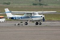 G-BAYO @ EGFH - Visiting Cessna 150 operated by Flywales. - by Roger Winser