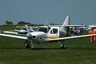 N112JA @ EGBK - at AeroExpo 2012 - by Chris Hall