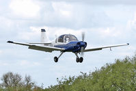 G-ASAL @ EGBR - Scottish Aviation Bulldog T.1, Breighton Airfield's, May0hem Fly-In in 2012. - by Malcolm Clarke