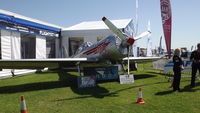 G-YAKU @ EGBK - G-YAKU of the Yakovlevs Aerobatic Display Team at AeroExpo, Sywell 2012. - by Alana Cowell