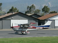 N1274M @ SZP - 1975 Cessna 182P SKYLANE, Continental O-470-S 230 Hp, takeoff roll Rwy 22 - by Doug Robertson