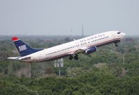 N418US @ TPA - US Airways 737-400 - by Florida Metal