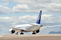 N787FT @ GTF - Boeing 787-8 at Great Falls International (GTF) on a VERY Windy day! - by Jim Hellinger