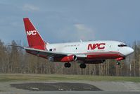 N320DL @ PANC - Northern Air Cargo Boeing 737-200 - by Dietmar Schreiber - VAP