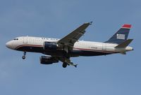 N750UW @ TPA - USAirways A319 - by Florida Metal