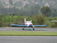 N814SD @ SZP - 2006 Diffenbaugh VAN's RV-7A, arriving visitor at river tiedown area - by Doug Robertson