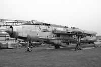 G-BNCA @ EGTC - English Electric Lightning F.2A, Cranfield 1988 She was scrapped in 1994. - by Malcolm Clarke