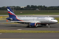 VP-BWK @ EDDL - Aeroflot, Airbus A319-111, CN: 2222, Name: S. Taneyev - by Air-Micha