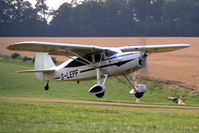 G-LEPF @ BADMINTON - Fairchild UC-61K Argus III at Badminton Air Day in 1990. - by Malcolm Clarke