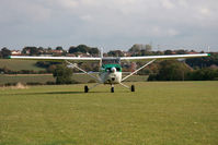 G-BEZV @ X5FB - Reims F172M, Fishburn Airfield, October 2009. - by Malcolm Clarke