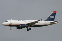 N730US @ DFW - US Airways landing at DFW Airport