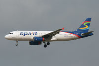 N606NK @ DFW - Spirit Airlines landing at DFW Airport