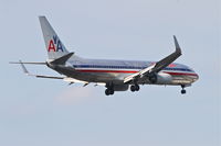 N974AN @ KORD - American Airlines Boeing 737-823, AAL844 arriving from Sangster Int'l /MKJS, RWY 10 approach KORD. - by Mark Kalfas