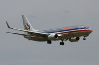 N981AN @ DFW - American Airlines landing at DFW Airport - by Zane Adams