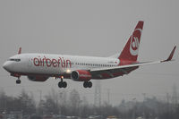 D-ABKM @ EGBB - Air Berlin. Landing in the drizzle. - by Howard J Curtis
