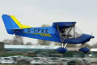 G-CFKE @ EGHS - Privately owned. At the LAA fly-in here. - by Howard J Curtis