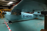 G-AEVS @ EGBR - at Breighton Aerodrome, North Yorkshire - by Chris Hall