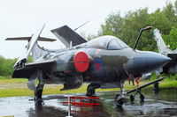 XN974 @ X4EV - Buccaneer XN974 was the first production S.2 aircraft, making its first flight from the British Aerospace airfield at Holme-on-Spalding Moor on 5 June 1964. It went straight to the Royal Aeronautical Establishment, Bedford - by Chris Hall