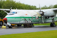 G-AVPN @ X4EV - Former Channel Express HP Herald preserved at the Yorkshire Air Museum, Elvington - by Chris Hall