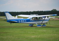 G-BKII @ EGLM - Reims Cessna F172M Skyhawk at Wite Waltham. Ex PH-PLO. - by moxy